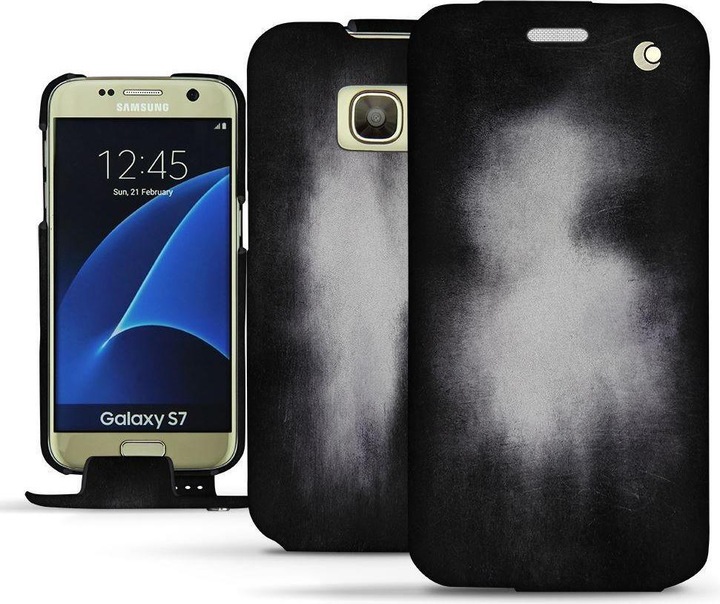 Noreve Lederschutzhülle vertikal (Samsung Galaxy S7)
