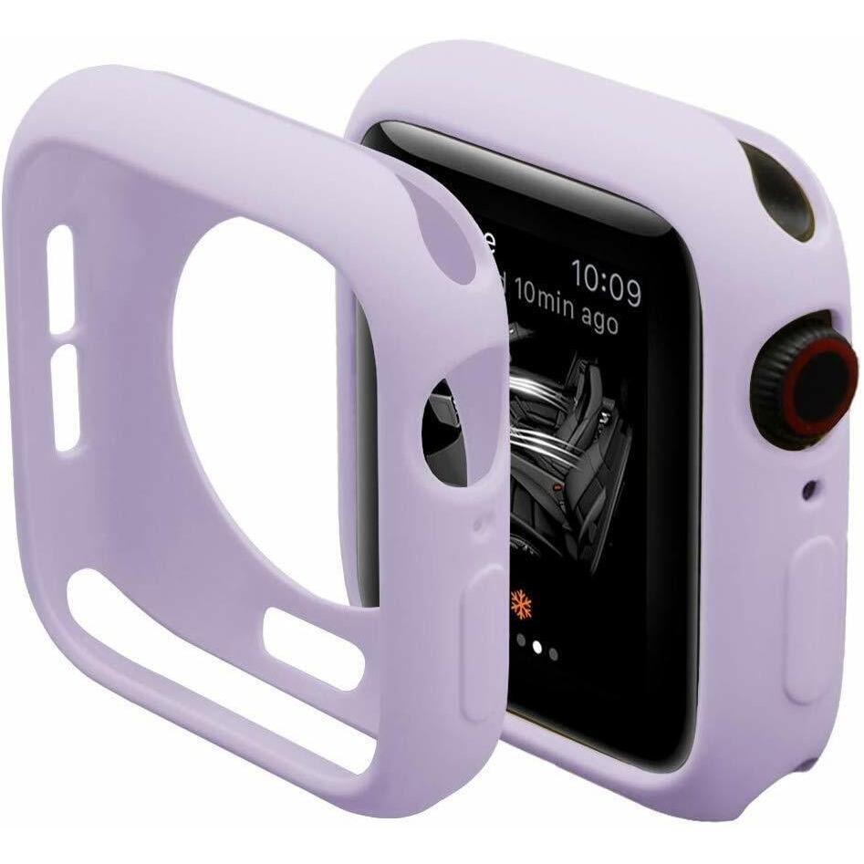 Strap-it TPU Hülle (Silikon, Apple Watch), Uhrenarmband, Violett