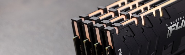 Actual product image Kingston FURY Renegade RGB (8 x 32GB, 3200 MHz, DDR4-RAM, DIMM)