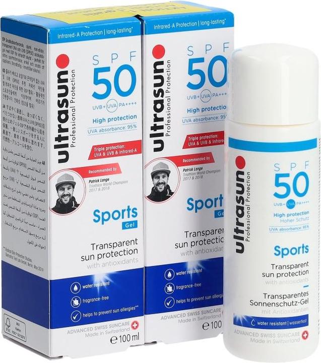 Produktbild Ultrasun Sports Gel (Sonnengel, SPF 50, 200 ml)