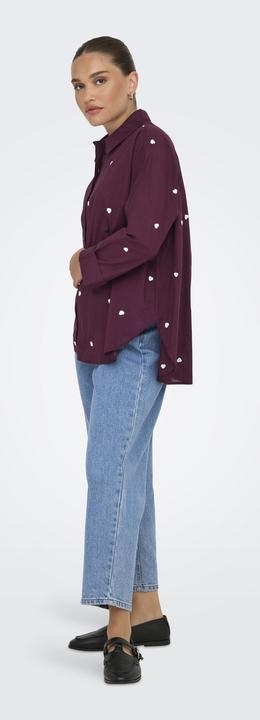 Produktbild Only Onlnew Lina Grace Ls Emb Shirt Noos Wvn (XL)