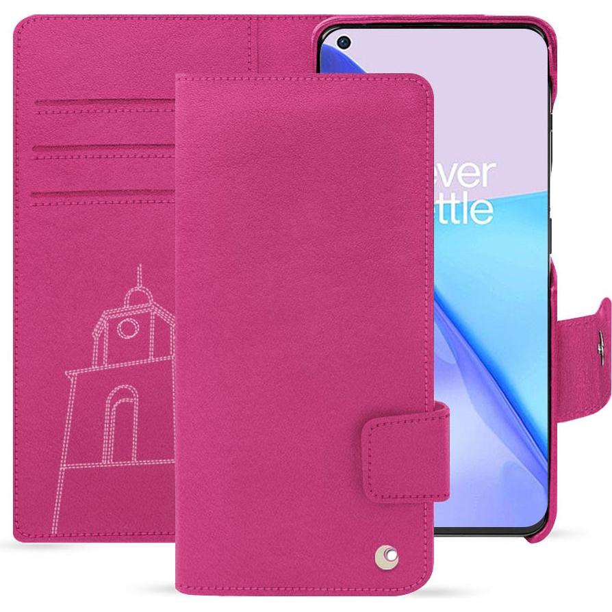 Noreve Lederschutzhülle OnePlus 11 (OnePlus 11), Smartphone Hülle, Rosa