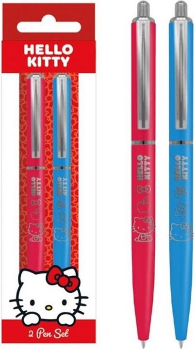 Actual product image Hello Kitty Icons Pen Set (Pack of 2) (Blue, Pink, 2x)