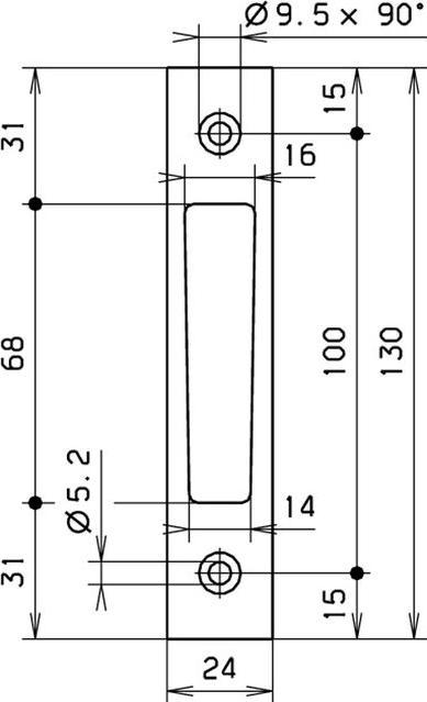 Produktbild MSL Flachschliessbleche B-19351Z (Schliessblech)