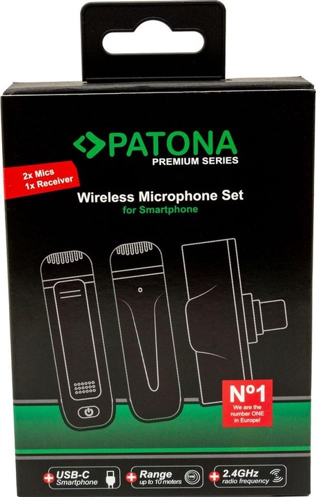Image du produit Patona Kit Lavalier USB-C sans fil 2