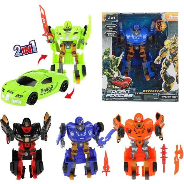 Toi-Toys Roboforze trasforma i robot per auto in blu