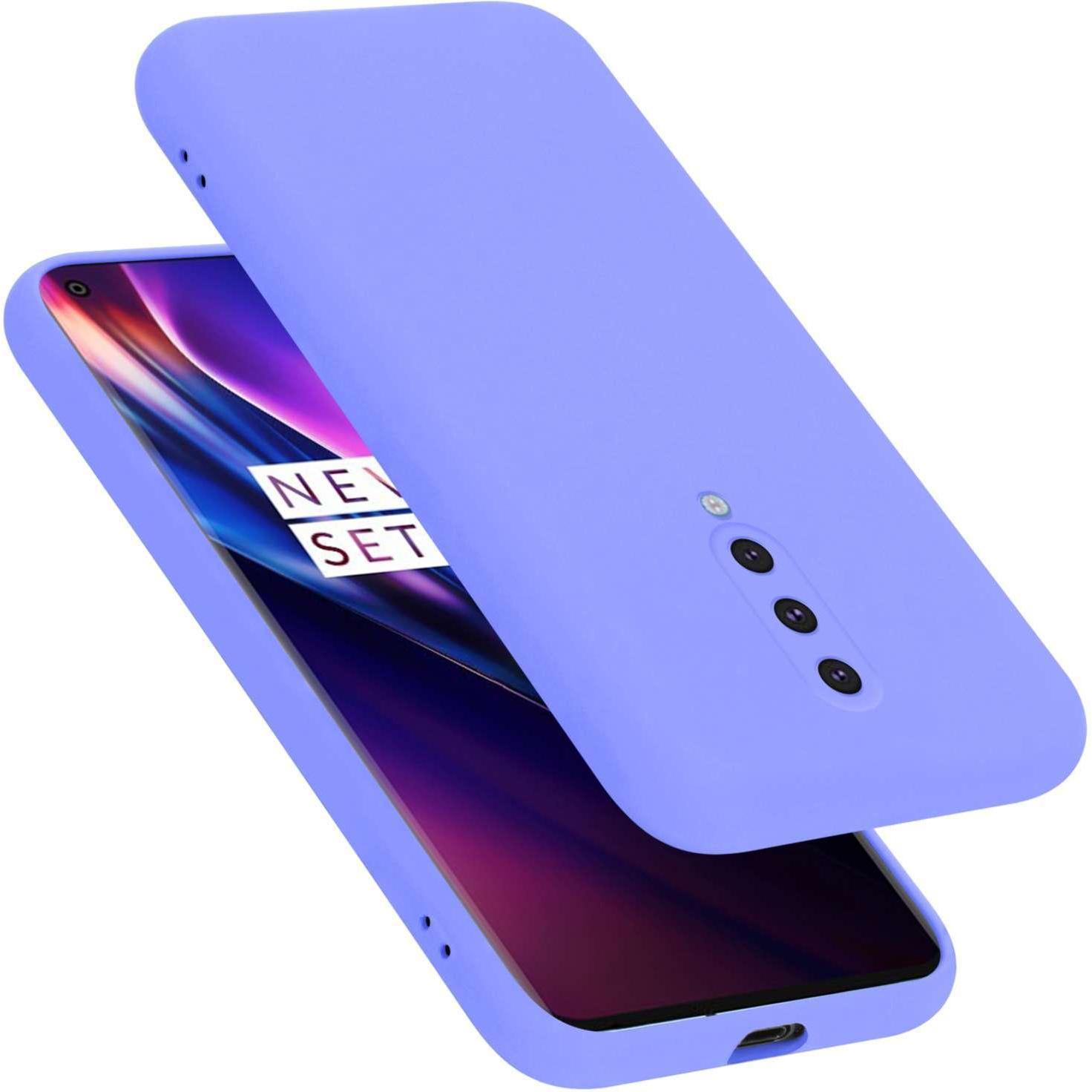Cadorabo Hülle für OnePlus 8 TPU im Liquid Case Design (Oneplus 8), Smartphone Hülle, Violett