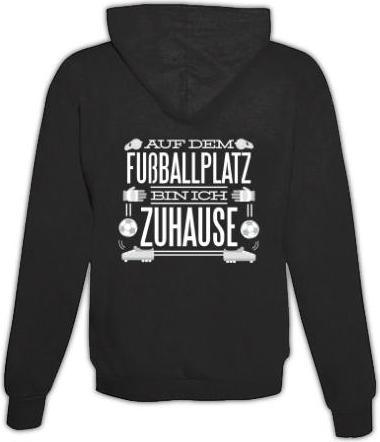 Immagine prodotto Schwesternuhr Felpa con cappuccio Football Ground Unisex (L)