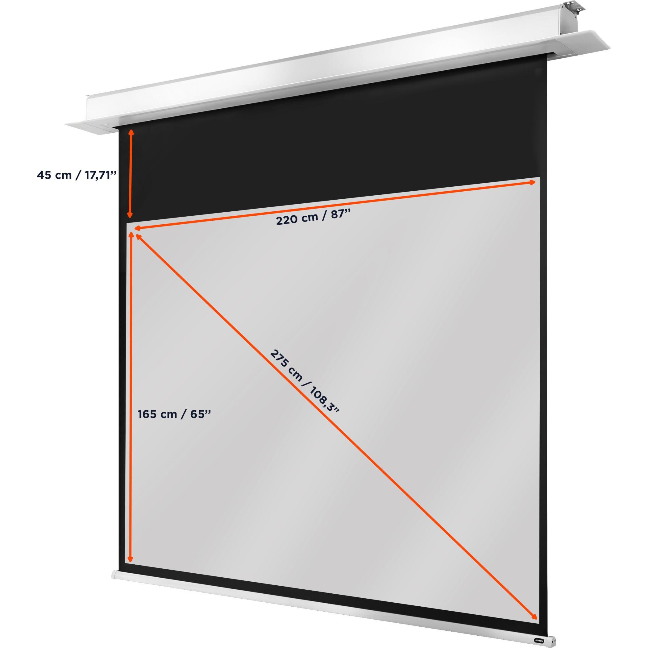Celexon Motor Professional Plus (108", 4:3), Leinwand, Weiss