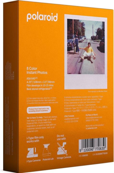 Actual product image Polaroid Color I-Type (Now, OneStep+)