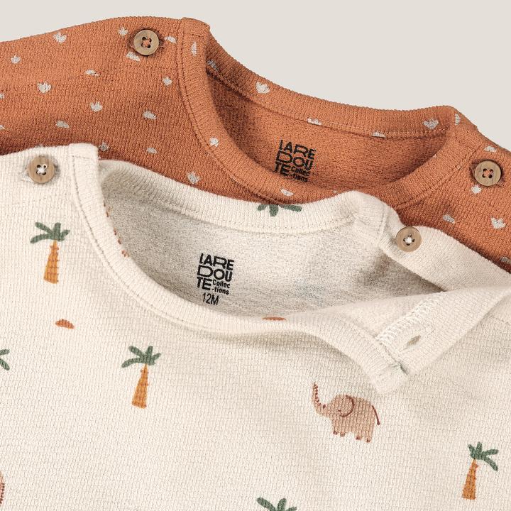 Produktbild La Redoute Collections 2er-Pack bedruckte Langarmshirts (54)