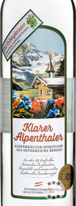 Produktbild Prinz Klarer Alpenthaler Kräuterschnaps