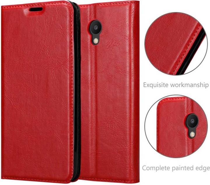 Actual product image Cadorabo Book Invisible Magnet Cover (Meizu M6s)