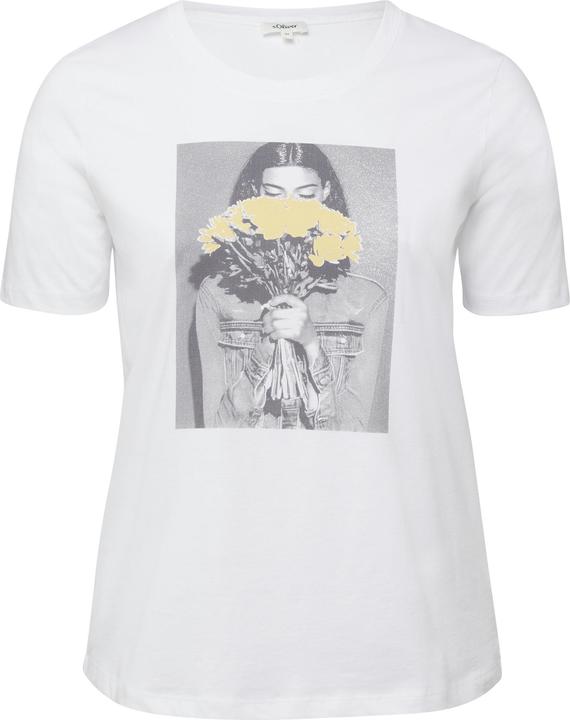 Produktbild s.Oliver Baumwoll-T-Shirt mit Frontprint (54)