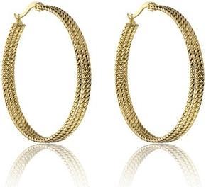 Actual product image Marc Malone Zoe Gold Earrings - Statement Hoop Earrings