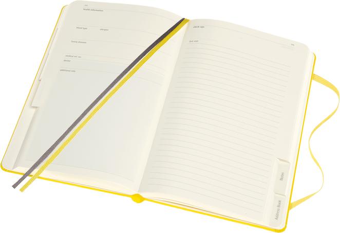 Actual product image Moleskine Passion Journal (A5, Special ruling, Hardcover)