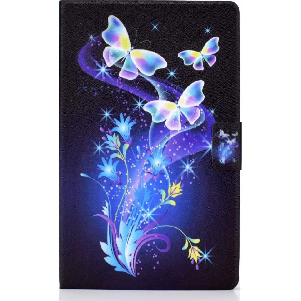 Thumbnail - Cover-Discount Galaxy Tab A9 - Schutzhülle Schmetterling violett (Galaxy Tab A9), Tablet Hülle, Violett