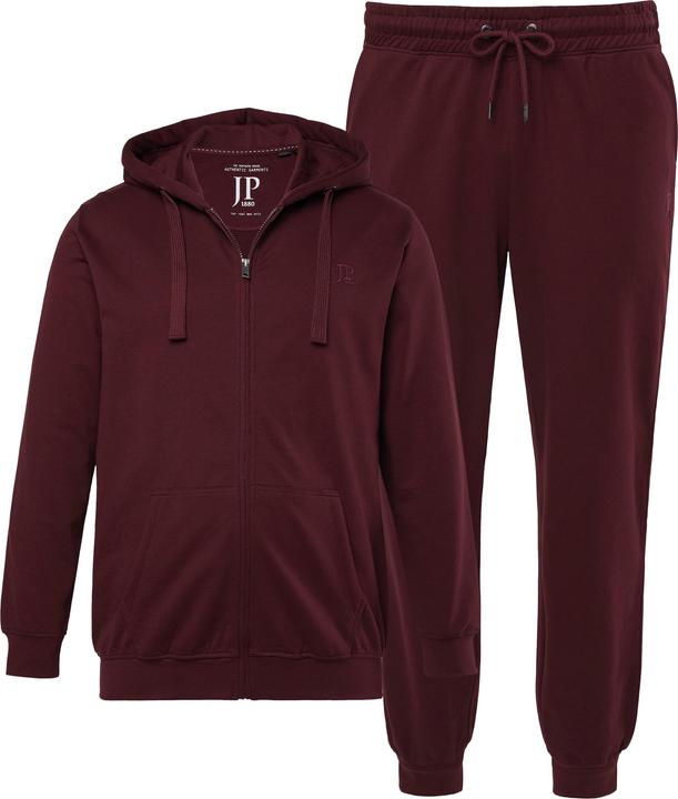 Actual product image JP1880 jogging suit, homewear, 2-piece, hoodie jacket and trousers, up to 8XL (4XL)