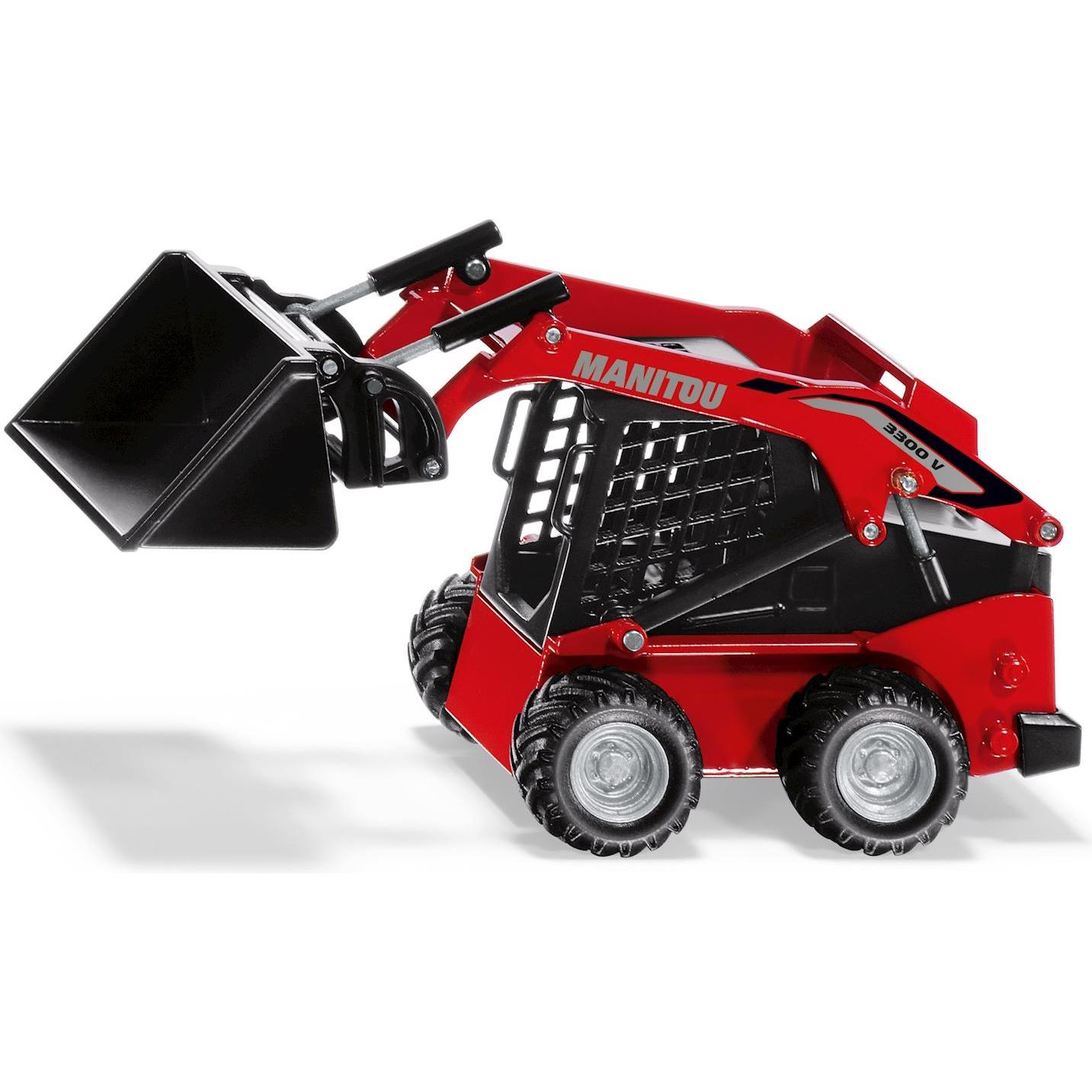 Siku Manitou 3300V Kompaktlader Farmer Serie, 1:32, 195x97x71 mm, Metall, ab 3+