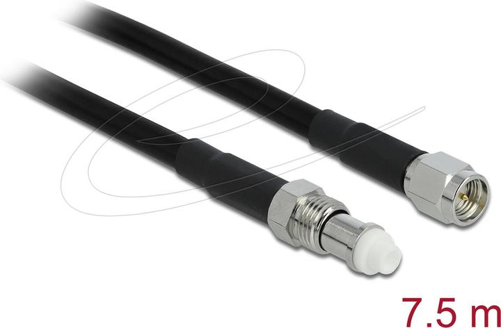 Immagine prodotto Delock Cavo di estensione dell'antenna della banda 400Mhz, 7.5m (Cavi antenna)
