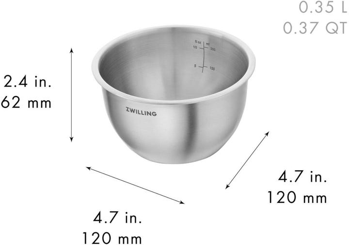 Produktbild Zwilling 3tlg. Fresh & Save Bowls Schüssel Set (24 cm, 4.50 l, 3x)
