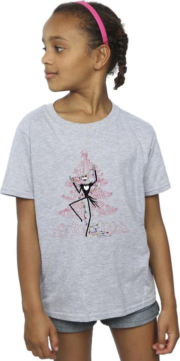 Produktbild Disney The Nightmare Before Christmas Tree Pink TShirt Mädchen (128)