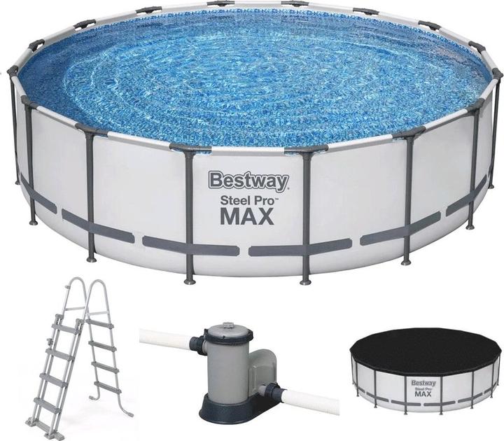 Image du produit Bestway Steel Pro MaxRundpool für 910 Personen (488 x 122 cm)