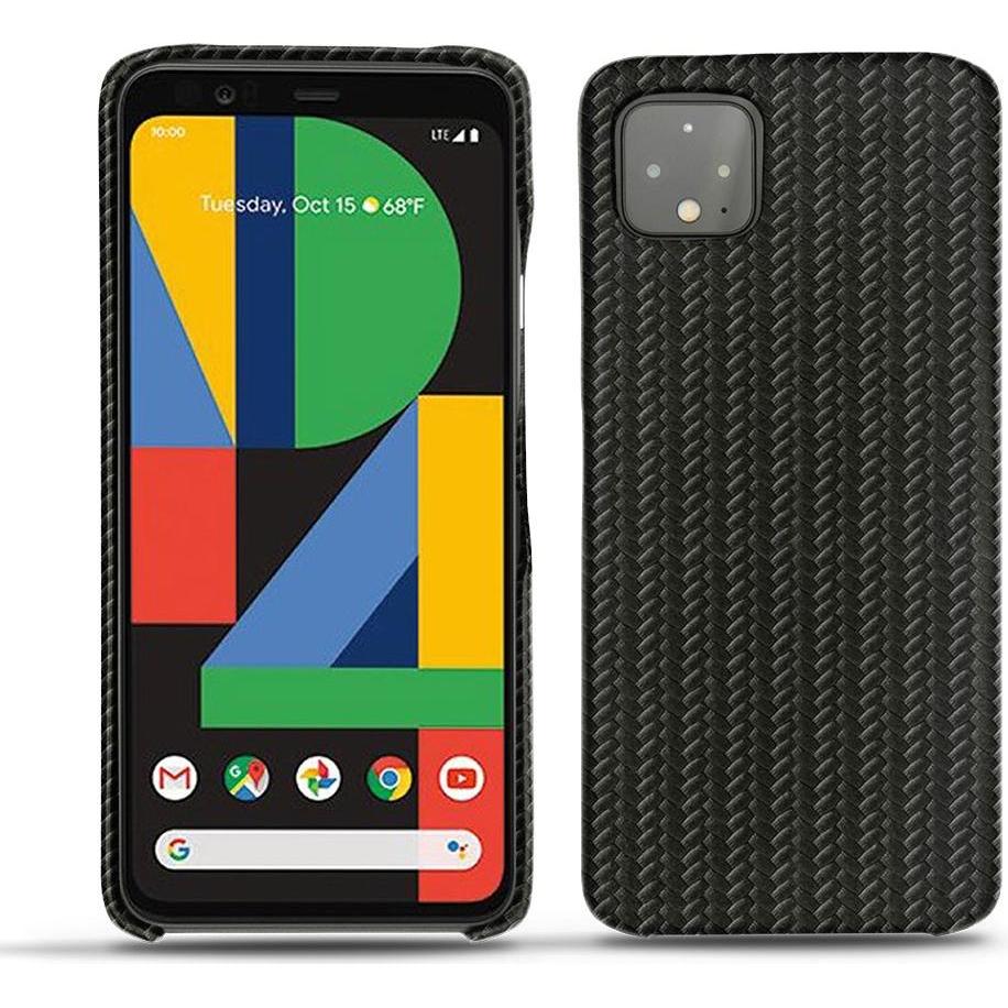 Noreve Lederschutzhülle (Google Pixel 4), Smartphone Hülle, Schwarz