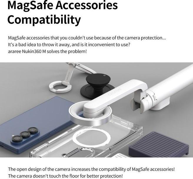 Produktbild Araree Nukin 360 M Series MagSafe Hardcase Hülle Made in Korea (Samsung Galaxy Z Fold7)