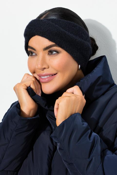 Produktbild Ulla Popken Stirnband, weicher Feinstrick, vorne gekreuzt, recycelt