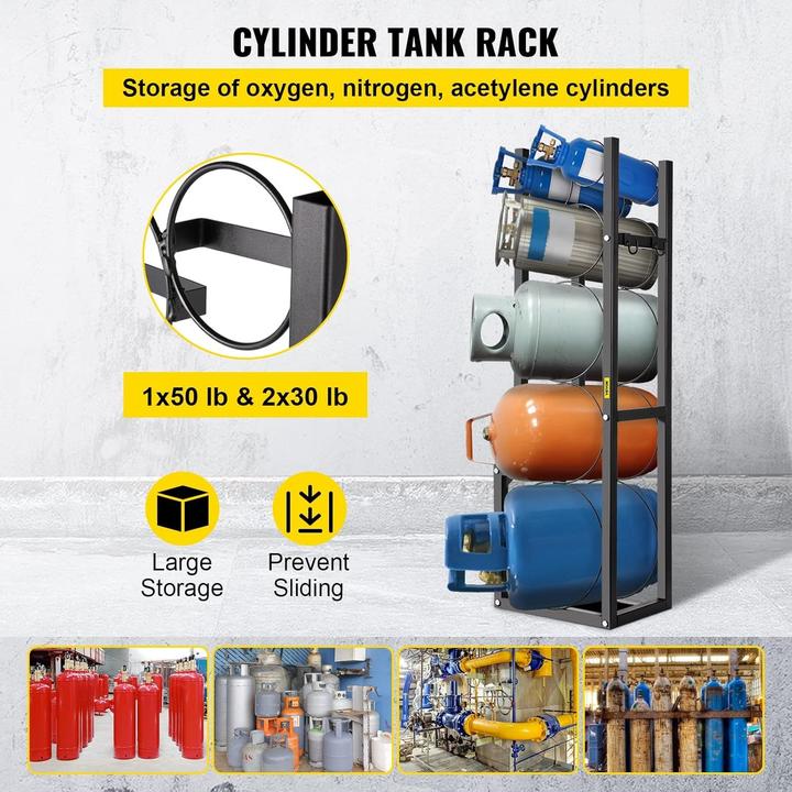 Actual product image Vevor Refrigerant Tank Rack