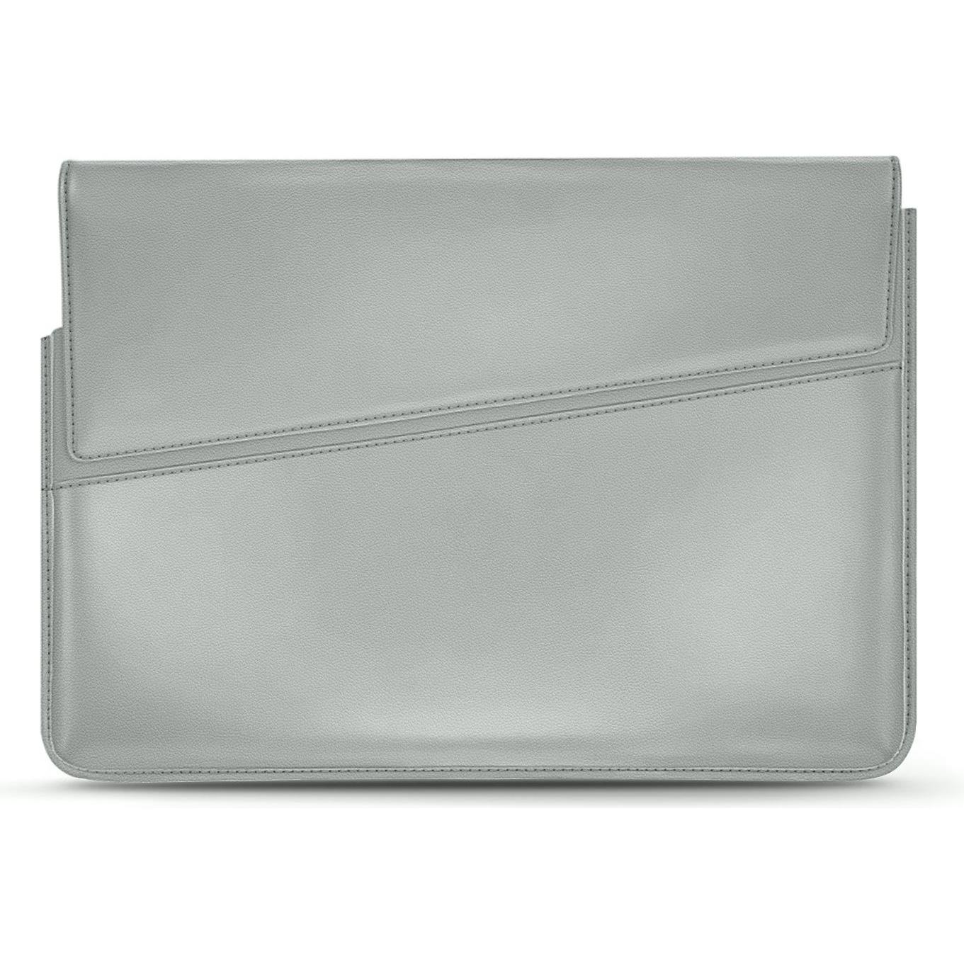 Noreve Lederhülle, Notebooktasche, Grau