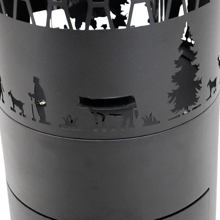 Actual product image Tedura Pellet-Aussenheizung Alpaufzug (6860 W)