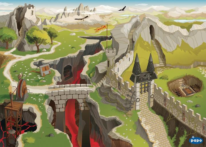 Produktbild Papo Teppich Mittelalter (95 x 135 cm)