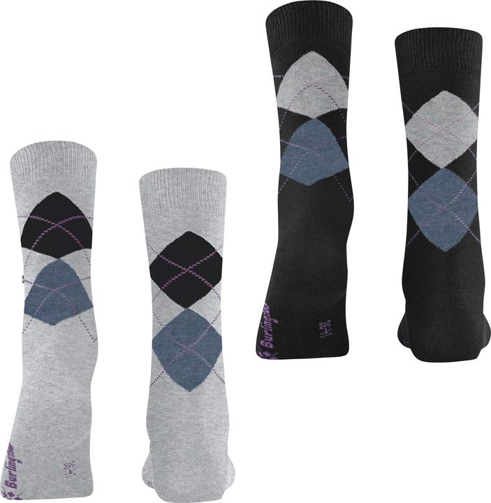 Immagine prodotto Burlington Socken Casual Bequem sitzend (Confezione da 2, 36 - 41)