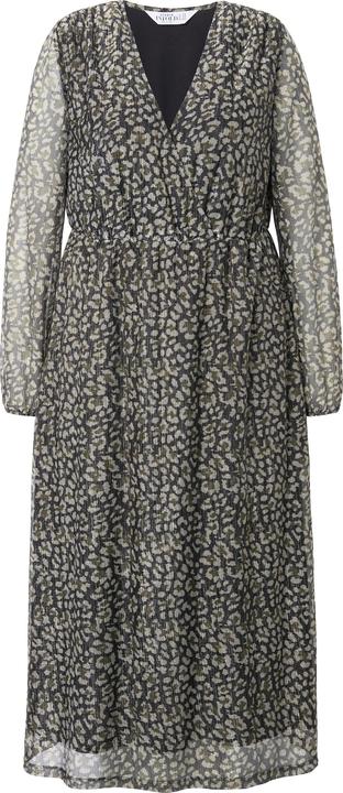 Produktbild Studio Untold Maxi-Meshkleid, A-Line, Leo-Print, Ballonärmel (50, 52)