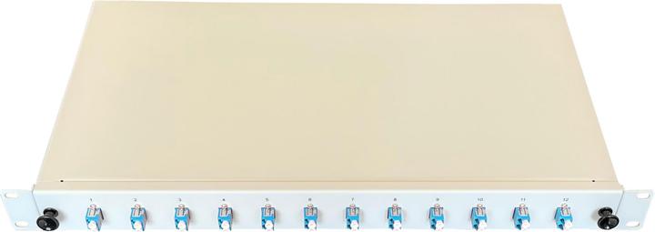 Paschke Boîte d'épissures/panneau de brassage 48,30cm (19") 12x LCd OS2 BLEU 442304-12SA