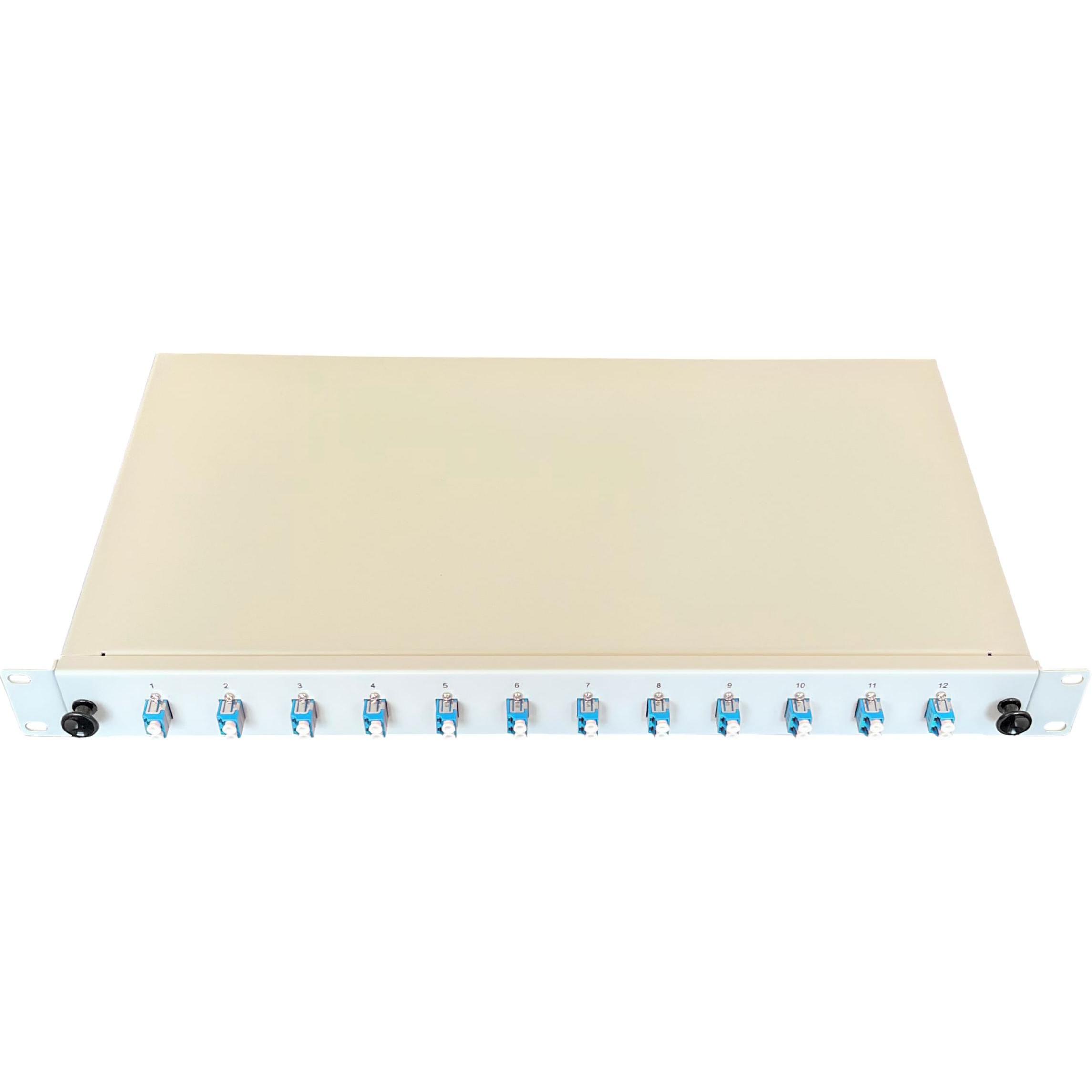 Paschke Spleissbox/Patchpanel 48,30cm (19") 12x LCd OS2 BLAU 442304-12SA, Server Zubehör, Blau