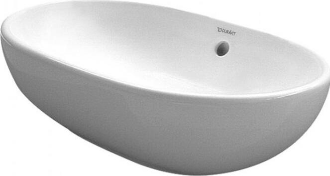 Produktbild Duravit Aufsatzbecken FOSTER m ÜL ohne Hahnlochbank 495x350mm weiss (Aufsatzspülbecken, 35 cm, 49.50 cm)
