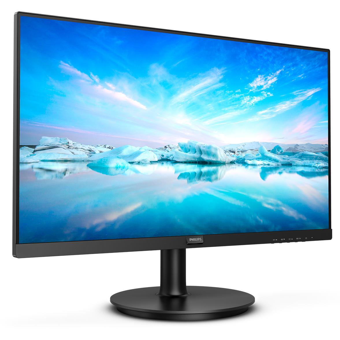 Philips MMD-MONITOREN & DISPLAYS 222V8LA (1920 x 1080 Pixel, 21.50"), Monitor, Schwarz