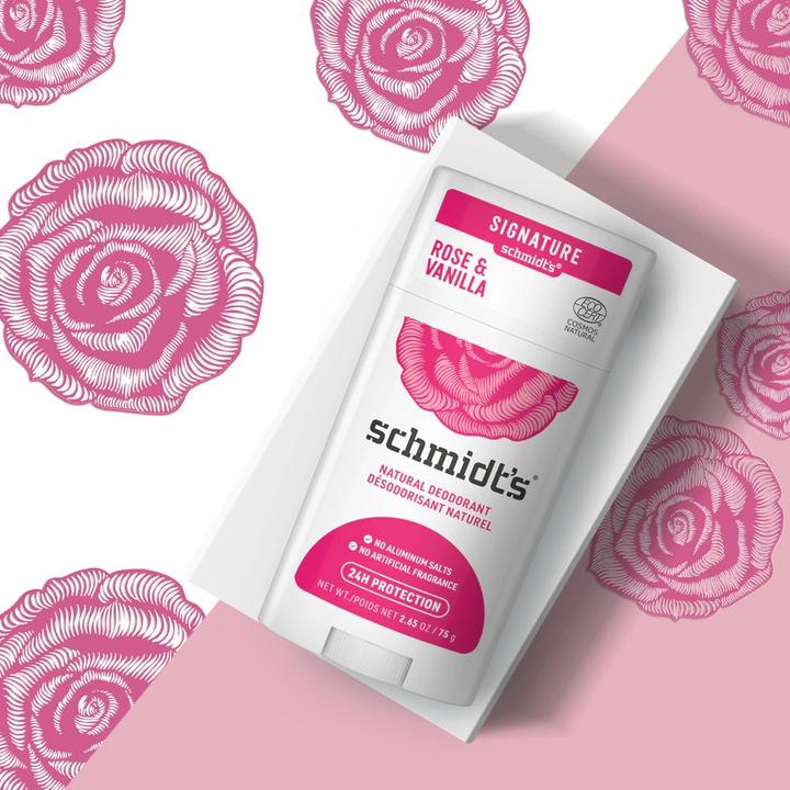 Produktbild Schmidt's Rose & Vanilla Natural (Stick, 75 g)