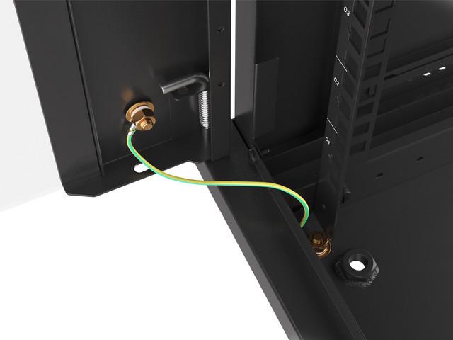 Actual product image Lanberg WF01-6422-10B Rack 22U Wall Mounted Shelf (22 RU, 19 inch rack)