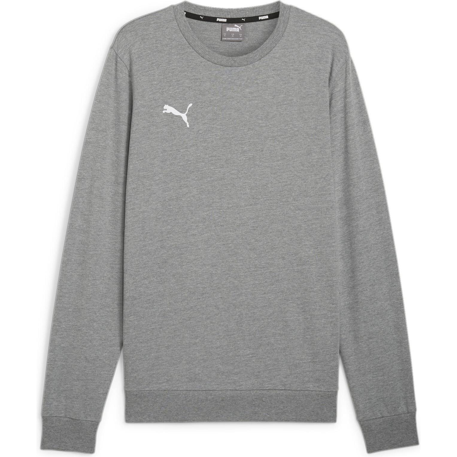 Puma, Herren, Pullover, teamGOAL Casuals Crew Neck Sweat, Grau, (XL)