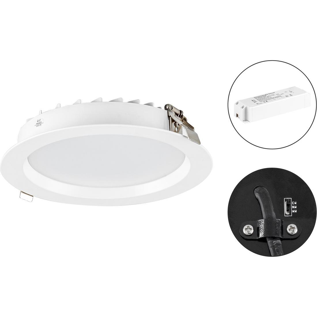 EVN, Wandleuchte + Deckenleuchte, LED-Downlight (3800 lm)