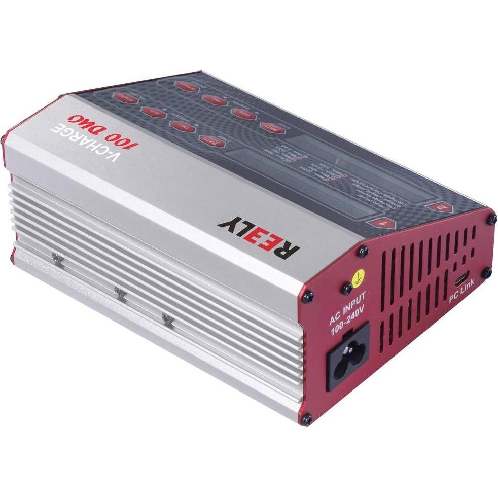 Thumbnail - Reely V-Charge 100 Duo Modellbau-Multifunktionsladegerät 12 V, 230 V 10 A