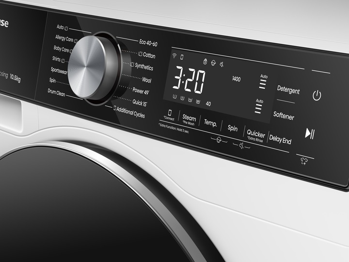Actual product image Hisense WF5S1045BW (10 kg, Left)