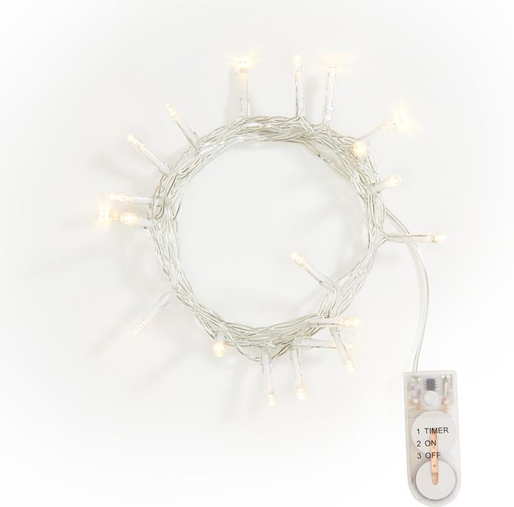 Produktbild VBS Mini-LED-Lichterkette, mit Timer, mit Knopfzellen