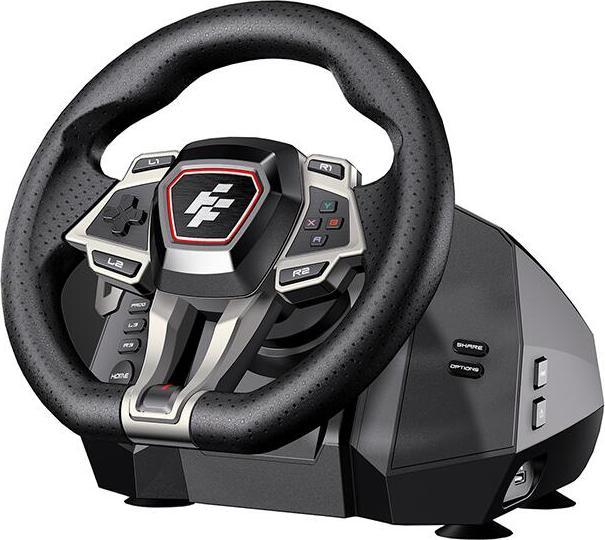 Image du produit Flashfire Imola Gaming Steering Wheel Black and Red (PC, PS4, PS5)
