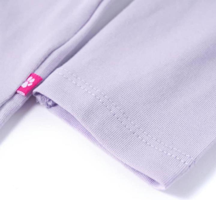 Produktbild vidaXL Kinder-Langarmshirt Helllila 92,Material: 95 % Baumwolle. 5 (92)