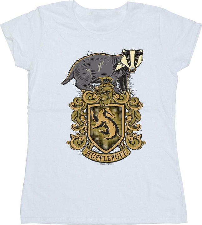 Immagine prodotto Hufflepuff Sketch Crest Maglietta Donna (L)